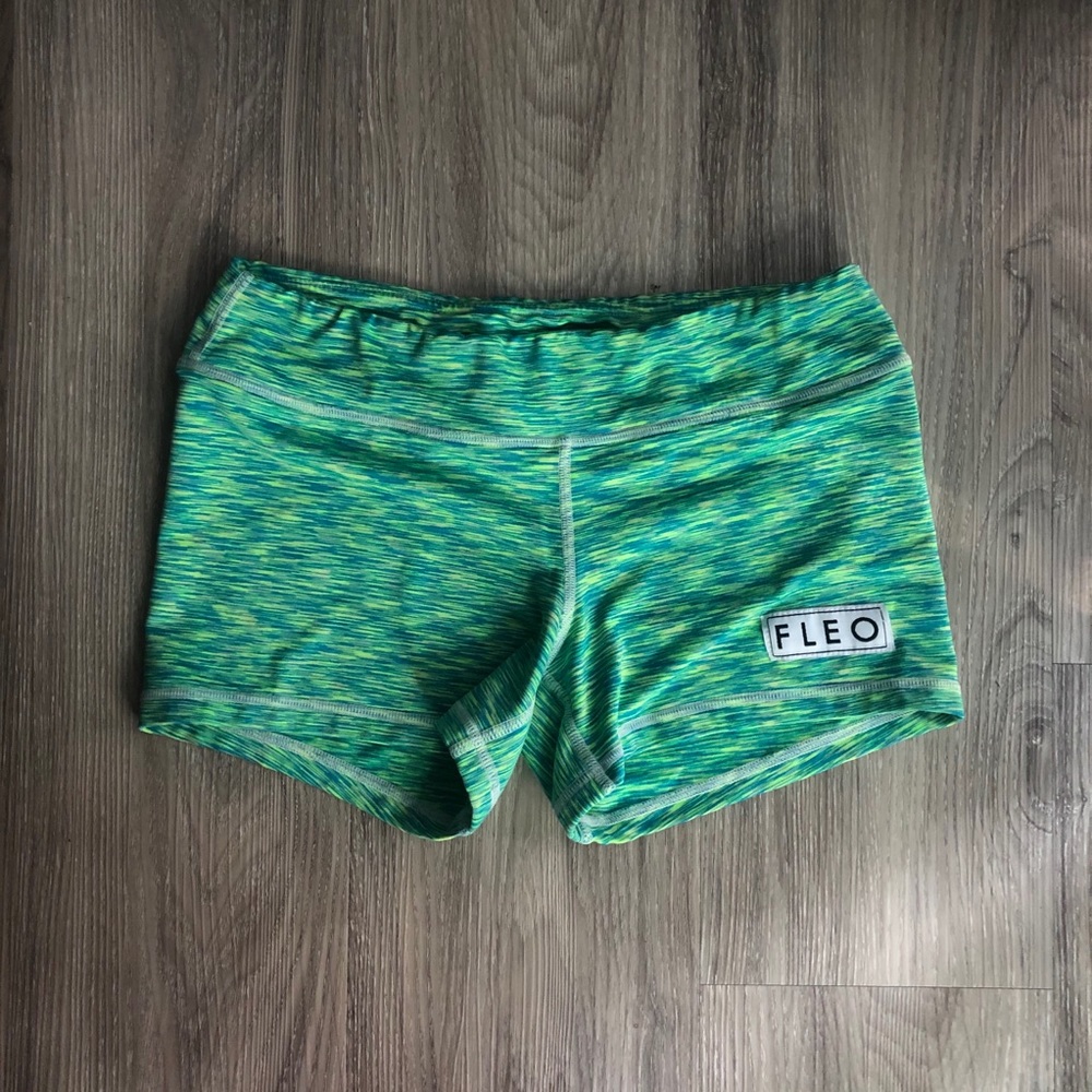 FLEO workout shorts - Green